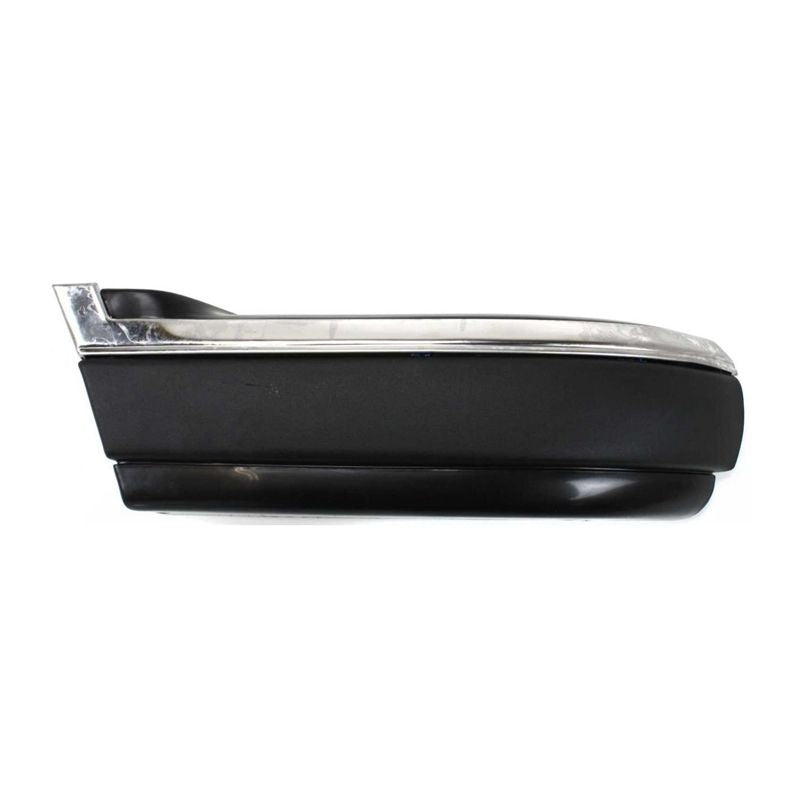 Chevy S10 Front Bumper End Black 1994-1997 Right Side