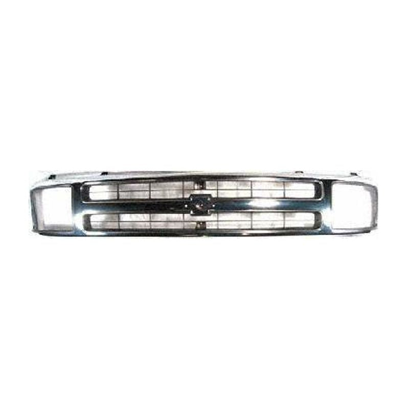 C2125 - Pontiac Chevy Truck Chevy Blazer Grill Chrm/Dark Argent 1994-1997