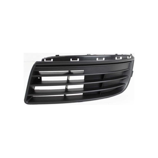 Volkswagen Volkswagen Jetta Front Bumper Grille Outer Mat-Black without Front L.Hole (Fog Lamp Cover) 2005-2008 Left Side