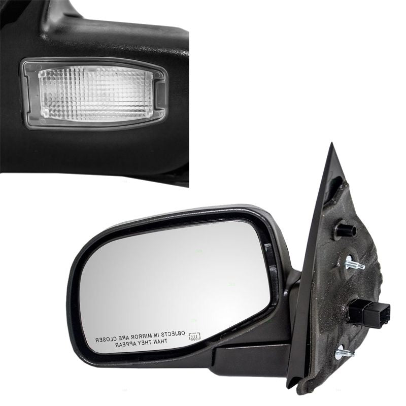 Ford Explorer Mirror Power w/o Heat, w/ Puddle Light 2002-2005 LH