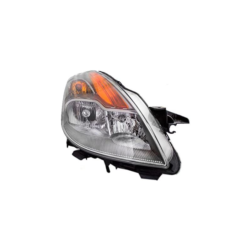 Conjunto de faros delanteros halógenos de 2 puertas para Nissan Altima (lado derecho, 2008-2009)