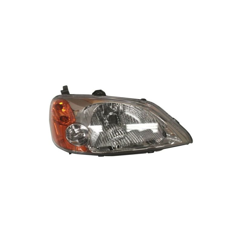Honda Civic Head Lamp Assembly 2/4DR 2001-2003 Right Side