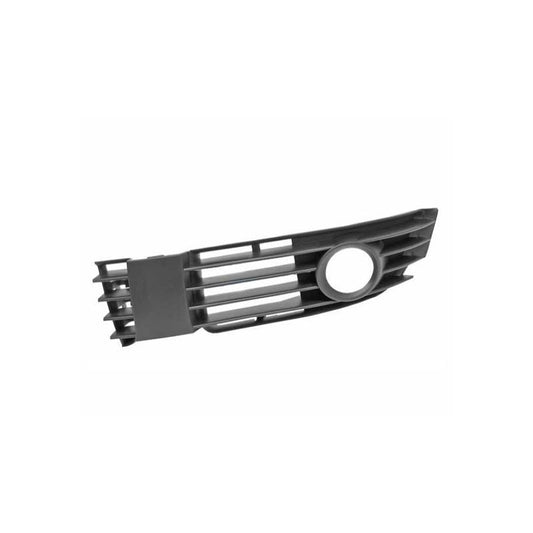 Volkswagen Passat Front Bumper Lower Molding Cover Matte-Black With Front LightHole 2001-2005 Left Side