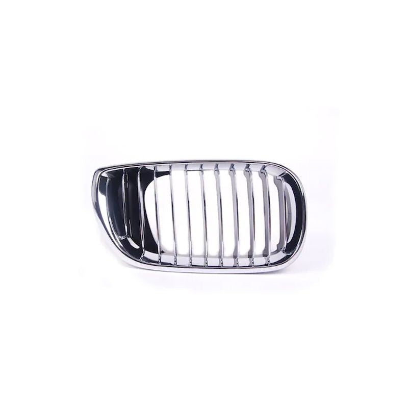 BMW 3 Series Grill Chrome / Black With Chrome Molding 4DR 2002-2005 Right Side