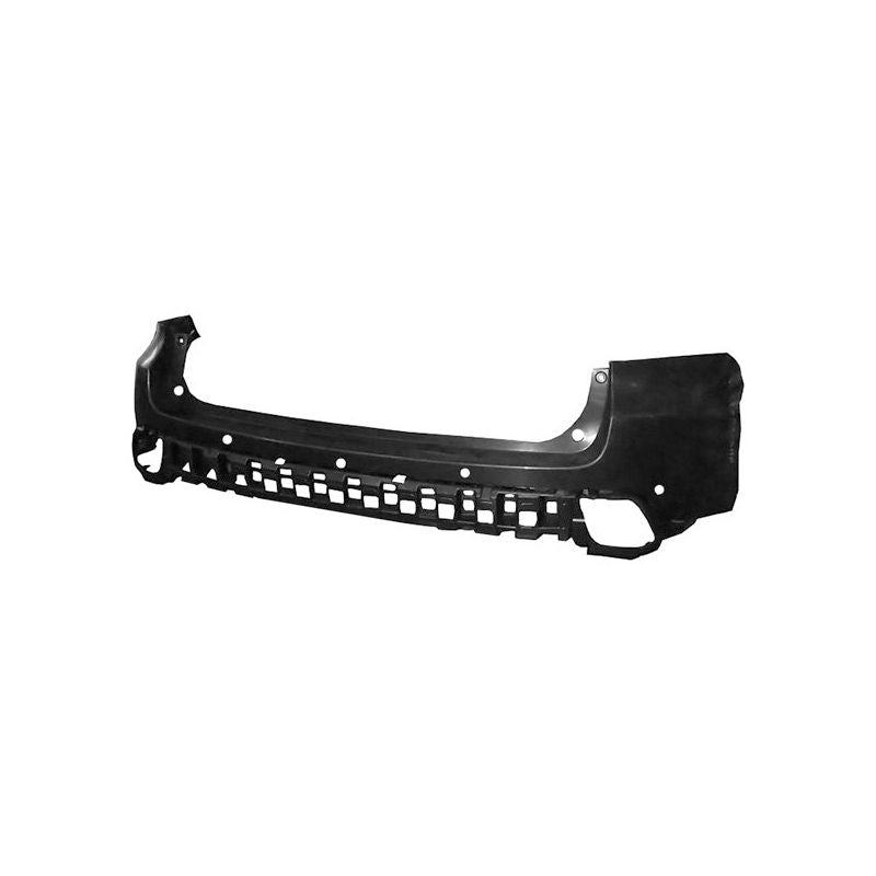 Highlander Rear Bumper Upper Partial Primed With Sensors Right Side 2014-2016