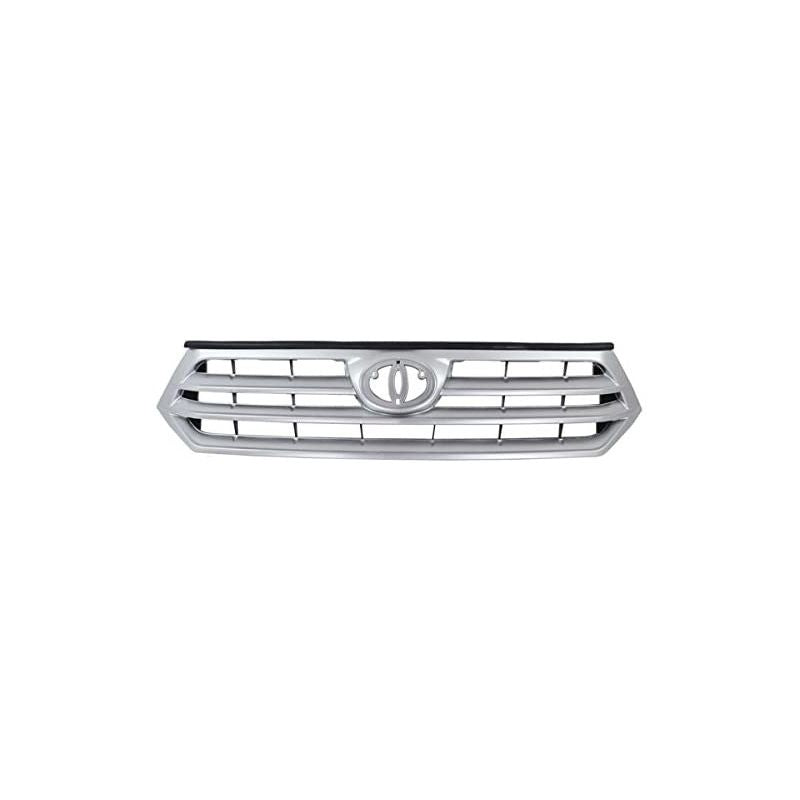 Toyota Highlander Grill Assembly Silver-Black 2011-2013