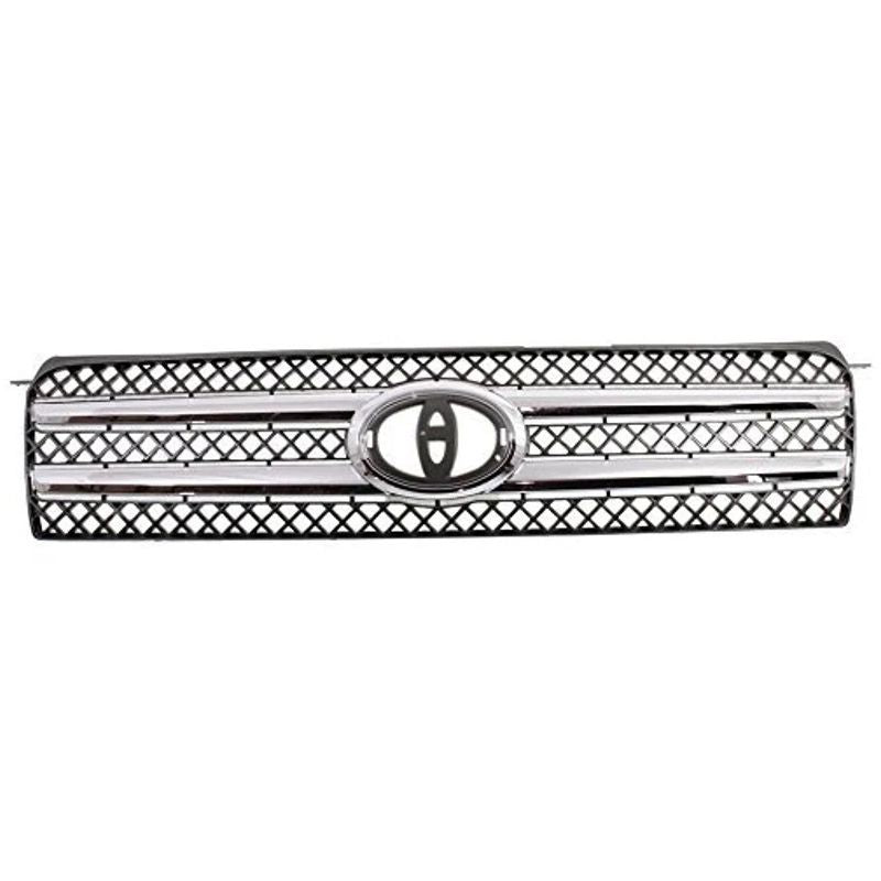 Toyota Highlander Grill Assembly Chrome - Grey Hybrid 2006-2007