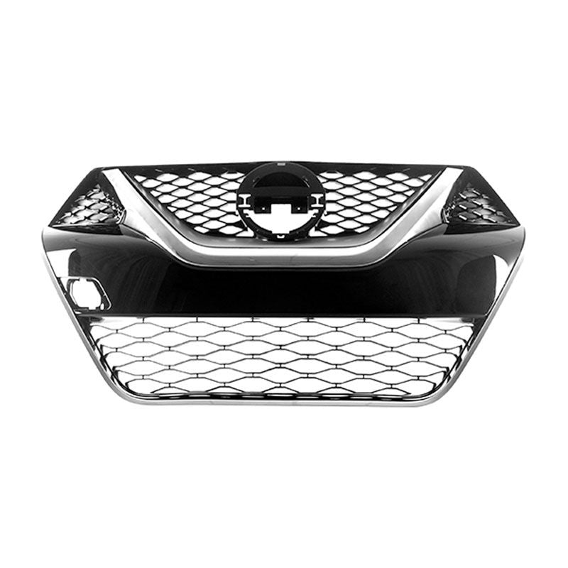 Maxima Grille Painted Black/Slver With Chrome Molding 2016-2018
