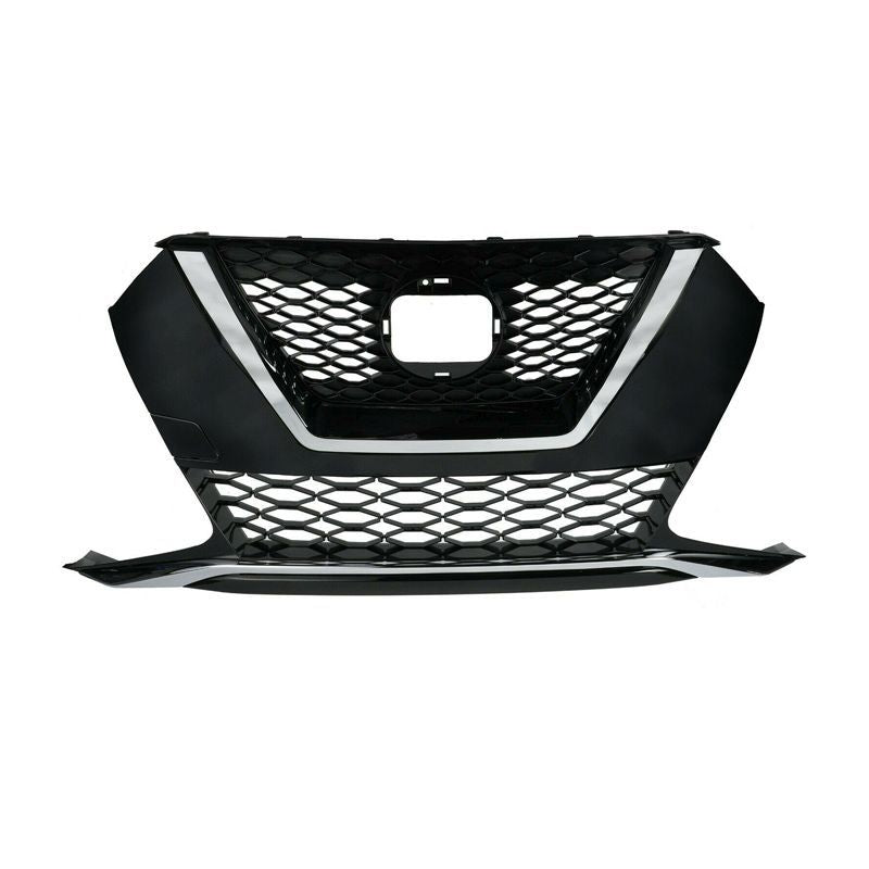 Nissan Maxima Grille Painted Black/Slver With Chrome Molding - including lower grill & lower Chrome Molding 2019-2020