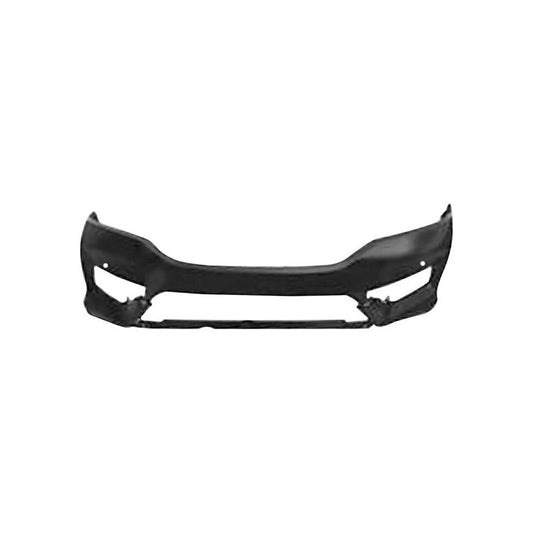 Accord Front Bumper Primed 4DR With Sensor Holes Right Side 2016-2017