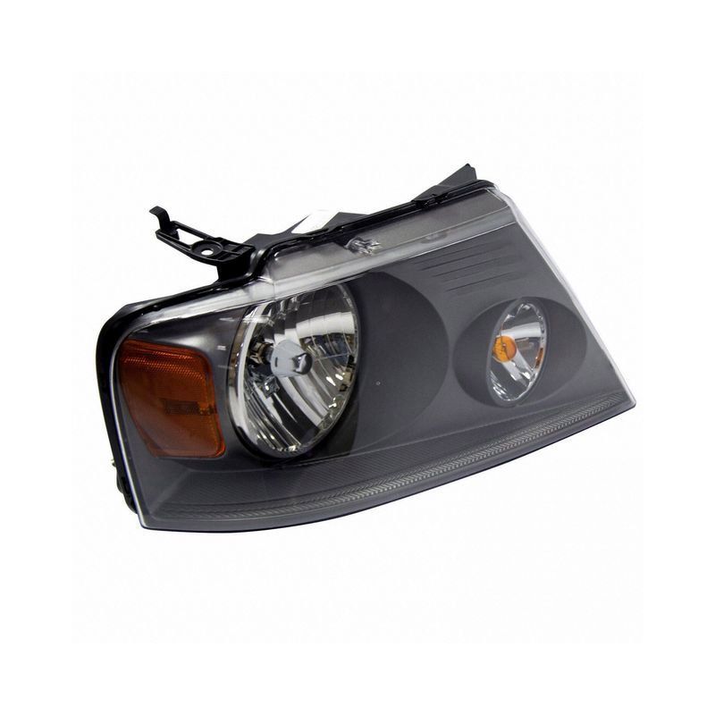 Ford,Ford F150,F250 F-150/250 Headlight Assembly With Shadow Grey Trim 2007-2008 Right Side