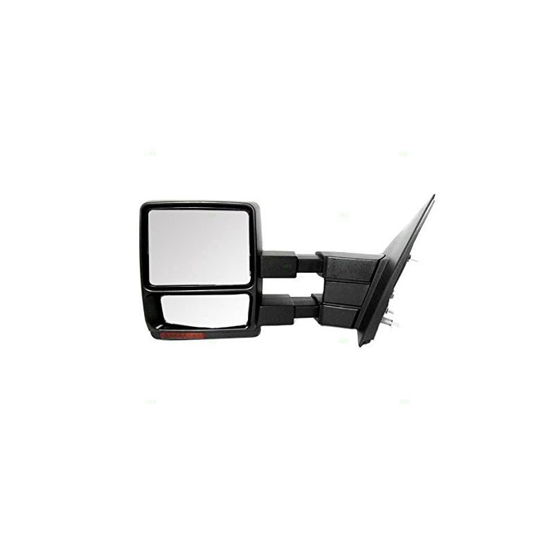 Ford,Ford F150,F250 Pickup Mirror Power With Heat & Lamp Tex Black Trailer Tow T