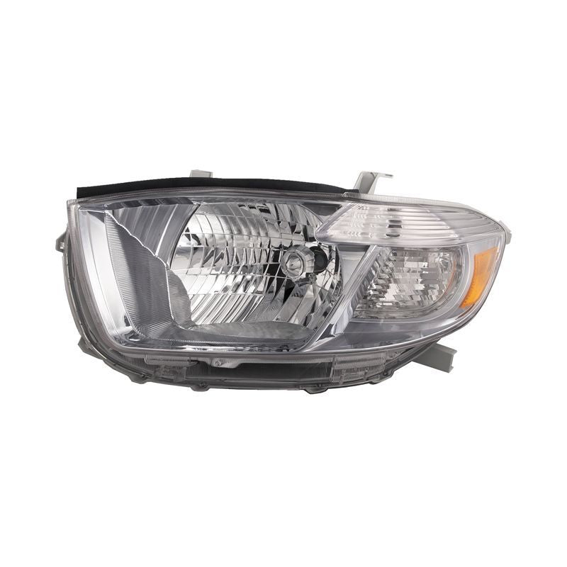 Toyota Highlander Headlight Assembly Sport Model Black Housing