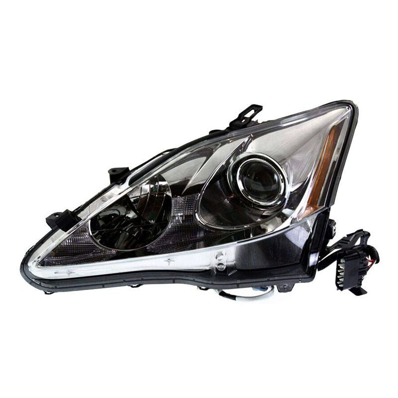 Lexus IS-250 Headlight Assembly Halogen 2009-2010 Left Side