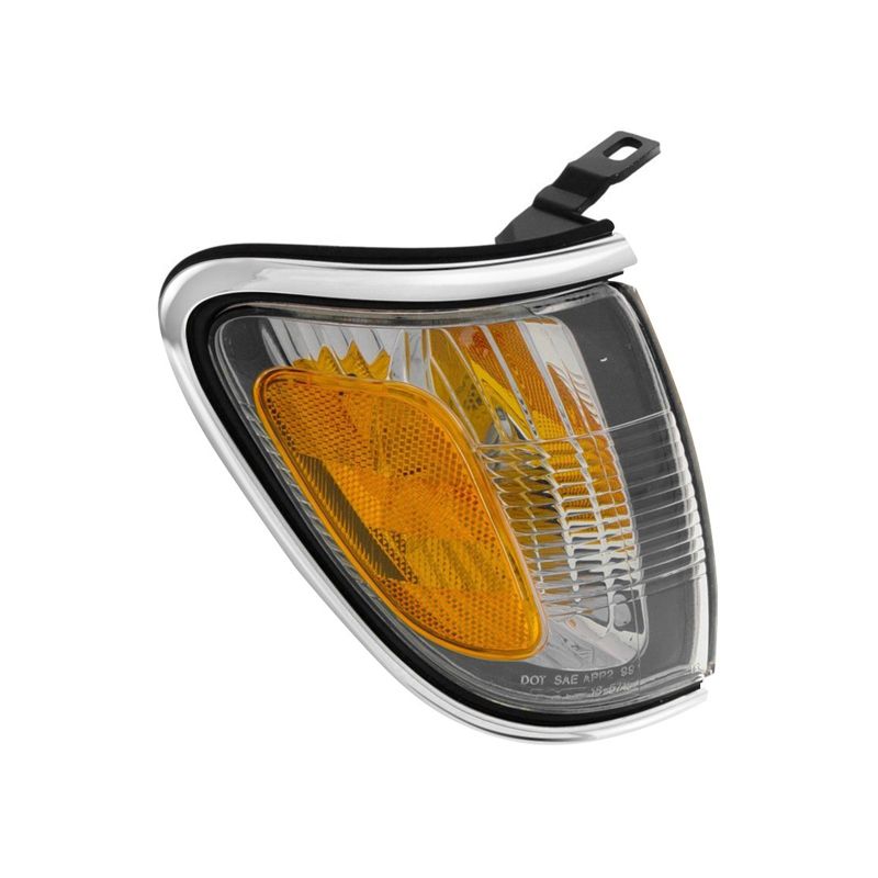 Lámpara de esquina cromada para Toyota Tacoma (2001-2004), lado derecho