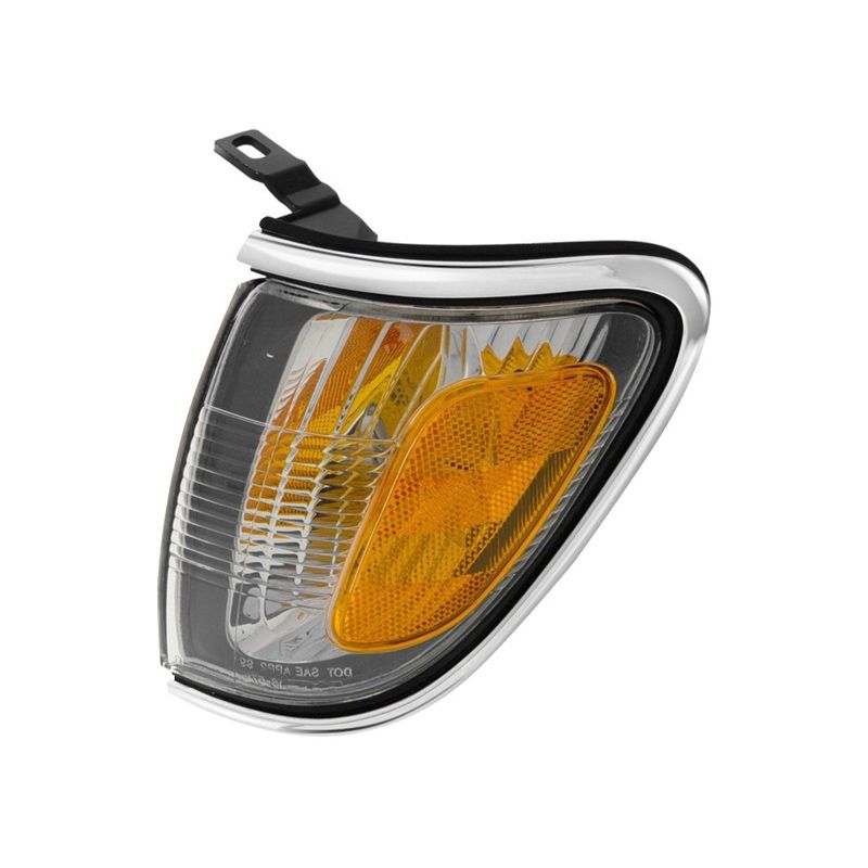 Lámpara de esquina cromada para Toyota Tacoma (2001-2004), lado izquierdo