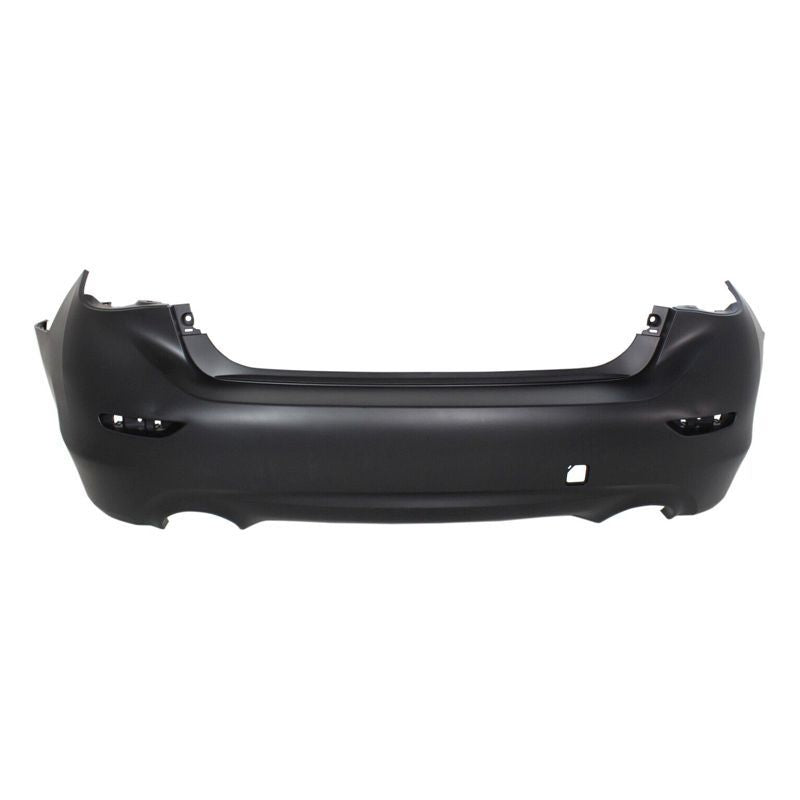 Infinity Q50 Q-50 Rear Bumper Primed Without Sensor ( Rear Reflector N5882 / 83 ) 2014-2017
