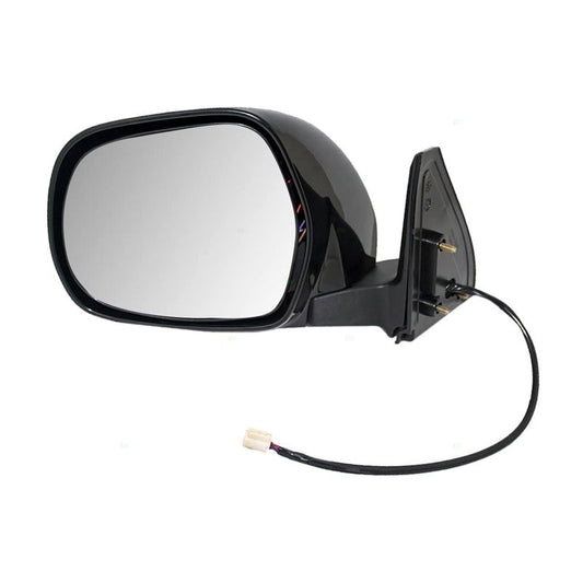4Runner Mirror Power With Heat Black Left Side 2003-2009