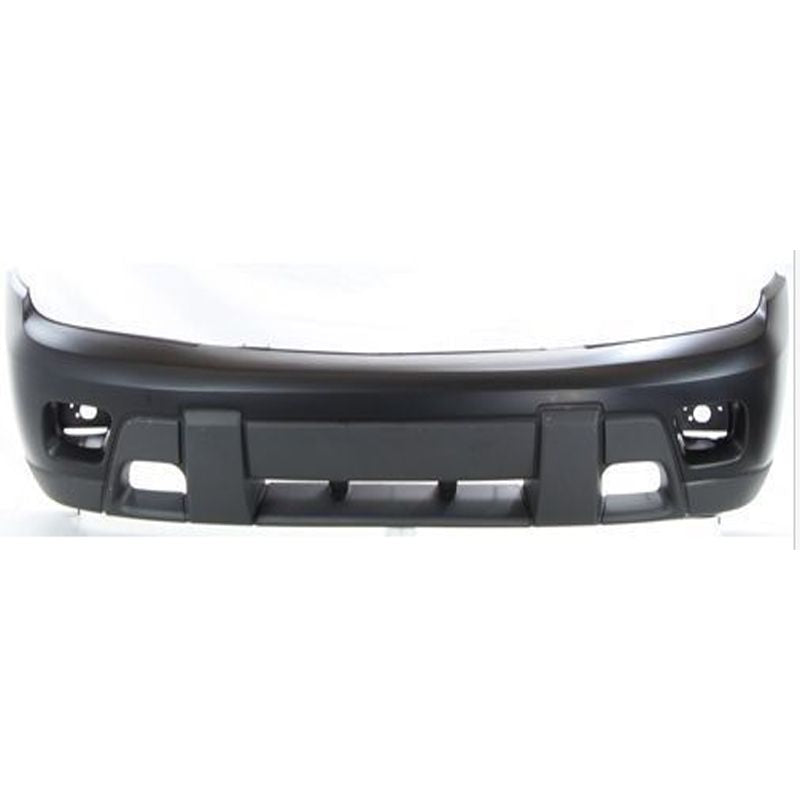 C2000 - Chevrolet TrailBlazer F. Bumper Primed w/   F.L. Holes   ( TrailBlazer ) Half Painted 2002-2009